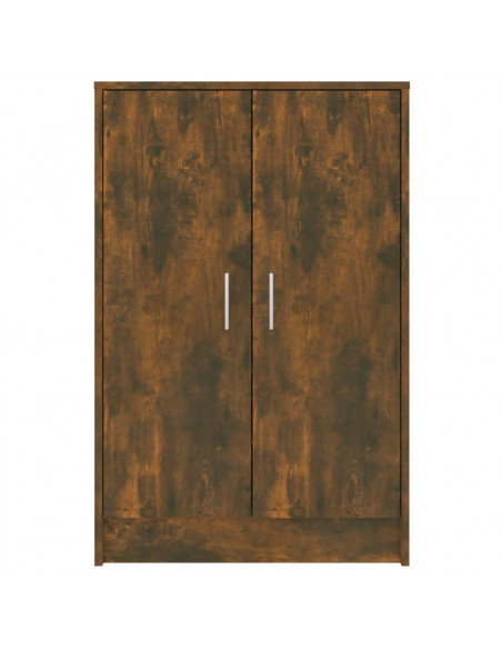Scarpiera Rovere Fumo 60x35x92 cm in Legno Multistrato