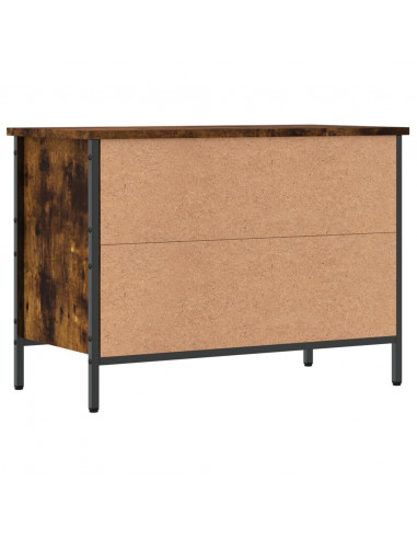 Scarpiera Rovere Fumo 69x35x50 cm in Legno Multistrato