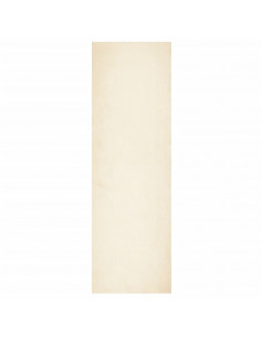 Tappeto a Pelo Corto HUARTE Morbido e Lavabile Crema 80x250 cm