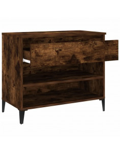 Scarpiera Rovere Fumo 70x36x60 cm in Legno Multistrato