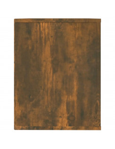 Scarpiera Rovere Fumo 75x35x45 cm in Legno Multistrato
