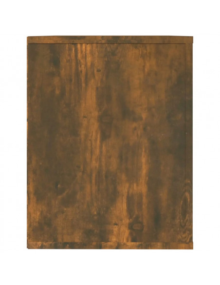 Scarpiera Rovere Fumo 75x35x45 cm in Legno Multistrato