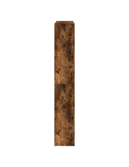 Scarpiera Rovere Fumo 80x21x125,5 cm in Legno Multistrato
