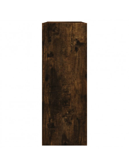 Scarpiera Rovere Fumo 80x21x57 cm in Legno Multistrato