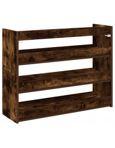 Scarpiera Rovere Fumo 80x25x61,5 cm in Truciolato