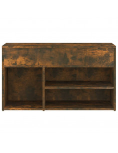 Scarpiera Rovere Fumo 80x30x45 cm in Legno Multistrato