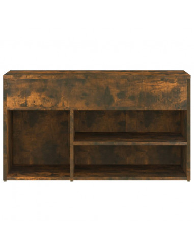 Scarpiera Rovere Fumo 80x30x45 cm in Legno Multistrato