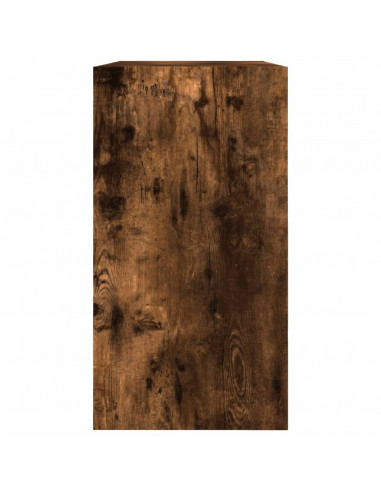 Scarpiera Rovere Fumo 80x34x63 cm in Legno Multistrato
