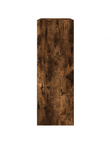 Scarpiera Rovere Fumo 80x34x96,5 cm in Legno Multistrato