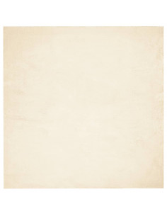 Tappeto a Pelo Corto HUARTE Morbido e Lavabile Crema 200x200 cm