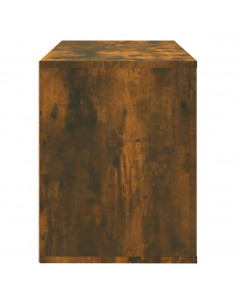 Scarpiera Rovere Fumo 80x35x45 cm in Legno Multistrato
