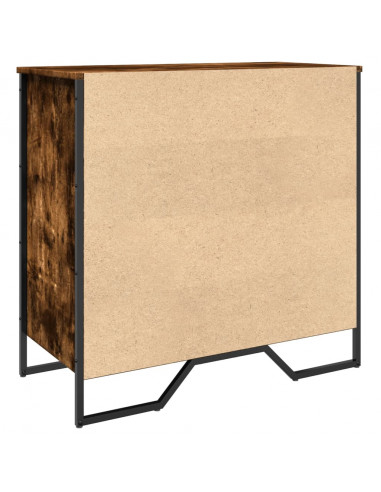 Scarpiera Rovere Fumo 80x38x78 cm in Truciolato