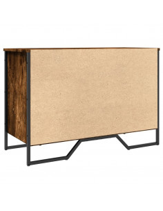Scarpiera Rovere Fumo 90x38x61,5 cm in Truciolato