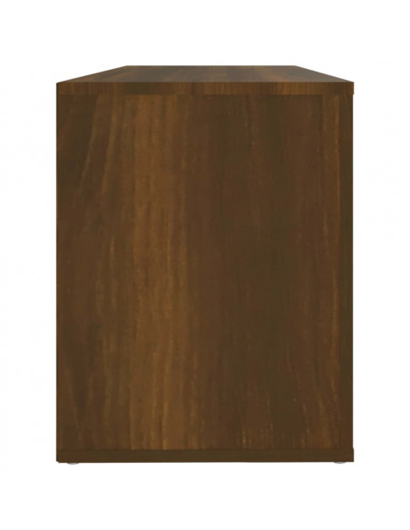 Scarpiera Rovere Marrone 100x35x45 cm in Legno Multistrato