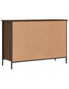 Scarpiera Rovere Marrone 100x35x70 cm in Legno Multistrato