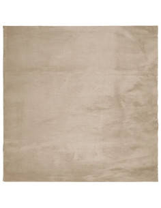 Tappeto a Pelo Corto HUARTE Morbido e Lavabile Sabbia 240x240cm
