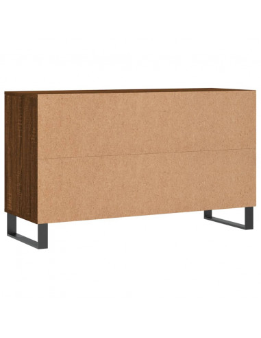 Scarpiera Rovere Marrone 102x36x60 cm in Legno Multistrato