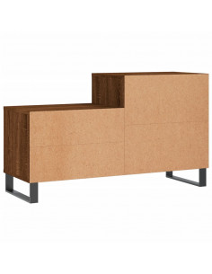 Scarpiera Rovere Marrone 102x36x60 cm in Legno Multistrato