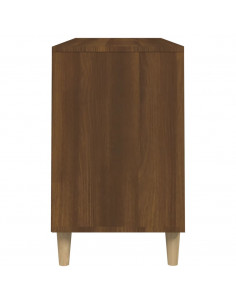 Scarpiera Rovere Marrone 102x36x60 cm in Legno Multistrato