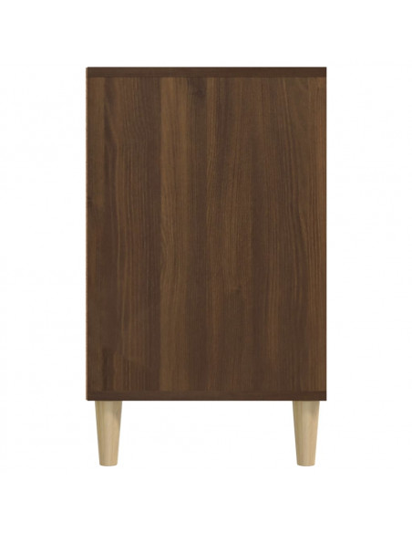 Scarpiera Rovere Marrone 102x36x60 cm in Legno Multistrato
