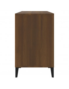 Scarpiera Rovere Marrone 102x36x60 cm in Legno Multistrato