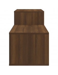 Scarpiera Rovere Marrone 150x35x45 cm in Legno Multistrato