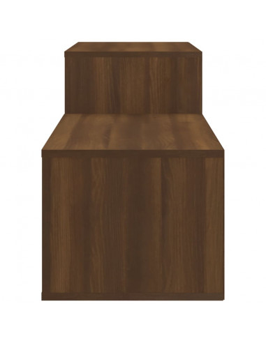 Scarpiera Rovere Marrone 150x35x45 cm in Legno Multistrato