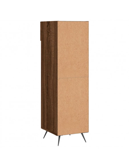 Scarpiera Rovere Marrone 30x35x105 cm in Legno Multistrato