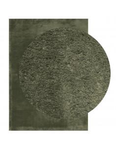 Tappeto Pelo Corto HUARTE Morbido Lavabile Verde Bosco 2