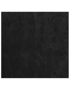 Tappeto a Pelo Corto HUARTE Morbido e Lavabile Nero 120x120cm