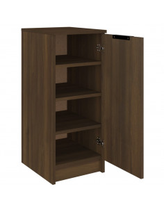 Scarpiera Rovere Marrone 30x35x70 cm in Legno Multistrato