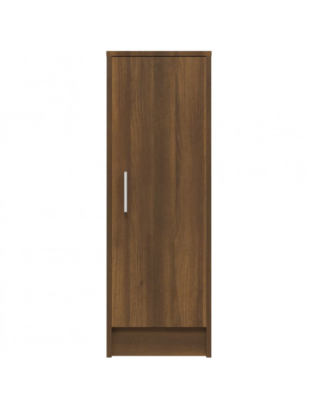 Scarpiera Rovere Marrone 32x35x92 cm in Legno Multistrato