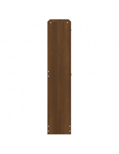 Scarpiera Rovere Marrone 59x17x81 cm in Legno Multistrato