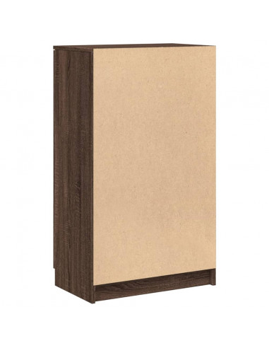 Scarpiera Rovere Marrone 59x35x100 cm in Legno Multistrato