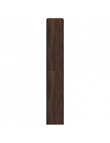 Scarpiera Rovere Marrone 60x21x125,5 cm in Legno Multistrato