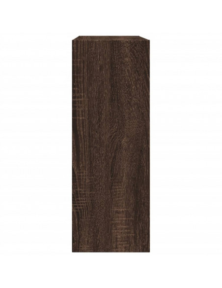 Scarpiera Rovere Marrone 60x21x57 cm in Legno Multistrato