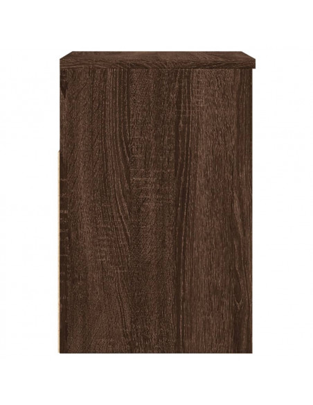 Scarpiera Rovere Marrone 60x30x45 cm in Legno Multistrato