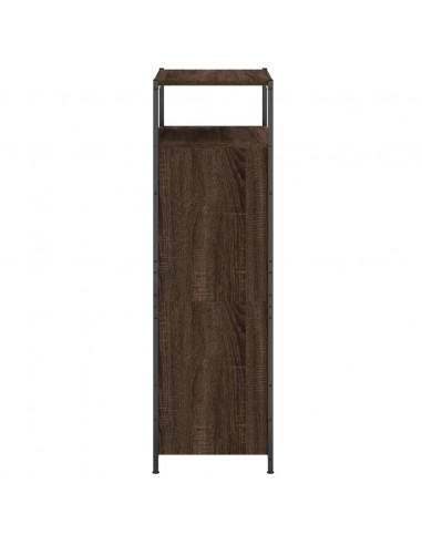 Scarpiera Rovere Marrone 60x34x112 cm in Legno Multistrato