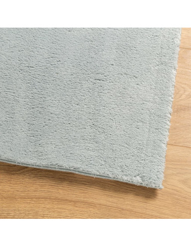 Tappeto a Pelo Corto HUARTE Morbido e Lavabile Blu 80x250 cm