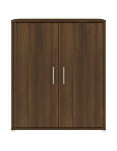 Scarpiera Rovere Marrone 60x35x70 cm in Legno Multistrato 2