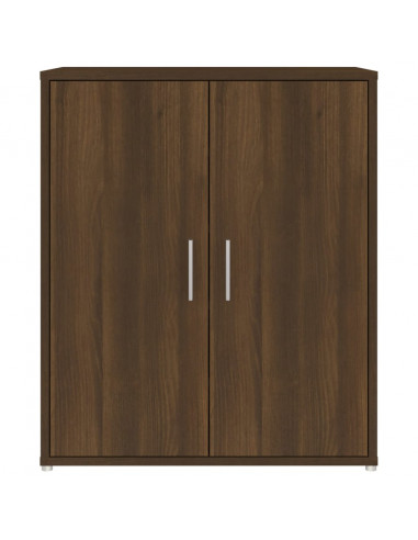 Scarpiera Rovere Marrone 60x35x70 cm in Legno Multistrato