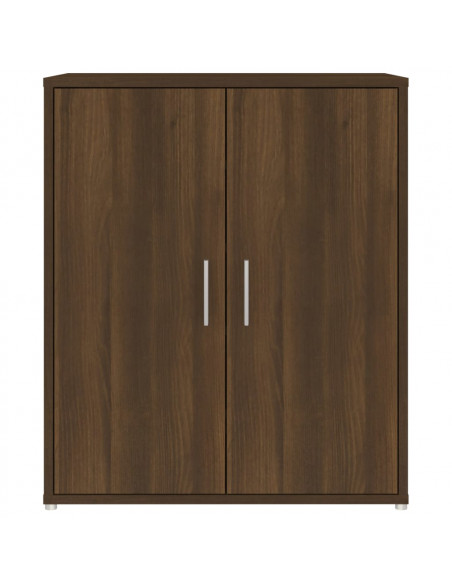 Scarpiera Rovere Marrone 60x35x70 cm in Legno Multistrato