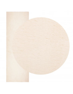 Tappeto a Pelo Corto HUARTE Morbido e Lavabile Beige 80x250 cm 2