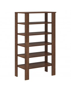 Scarpiera Rovere Marrone 61x32x105 cm in Truciolato