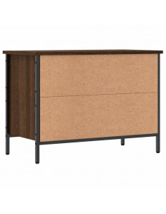 Scarpiera Rovere Marrone 69x35x50 cm in Legno Multistrato