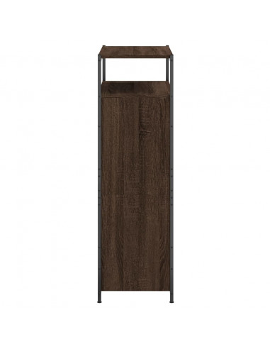 Scarpiera Rovere Marrone 75x34x112 cm in Legno Multistrato