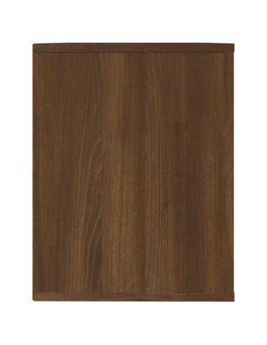 Scarpiera Rovere Marrone 75x35x45 cm in Legno Multistrato