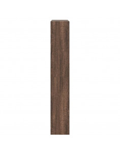 Scarpiera Rovere Marrone 80x21x125,5 cm in Legno Multistrato