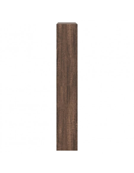 Scarpiera Rovere Marrone 80x21x125,5 cm in Legno Multistrato