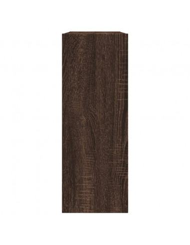 Scarpiera Rovere Marrone 80x21x57 cm in Legno Multistrato